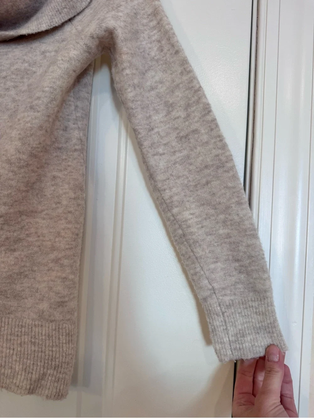 Banana Republic Oatmeal Cowl Neck Sweater